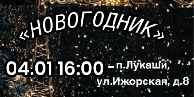 Афиша Дискотека Новогодник 04.01.2025